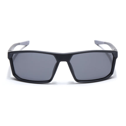 Rectangle Polarized Sunglasses | Black Lens | Black Frame - PMG6797