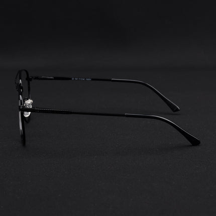 Voyage Metal Master Shine Black Aviator Eyeglasses for Men & Women - MG5010-C2