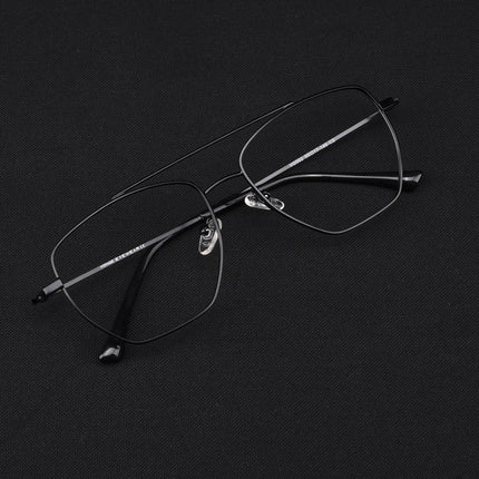 Voyage Metal Master Matt Black Wayfarer Eyeglasses for Men & Women - MG5014-C1