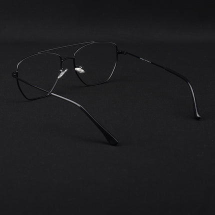 Voyage Metal Master Matt Black Wayfarer Eyeglasses for Men & Women - MG5014-C1