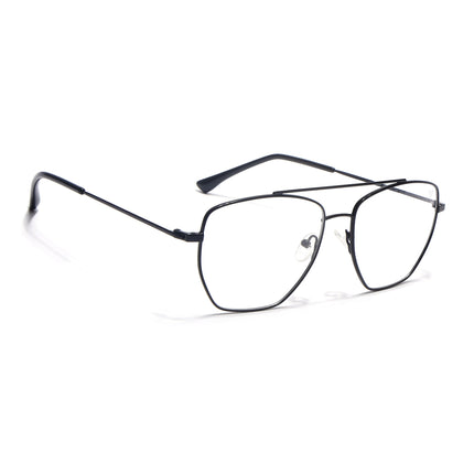 Voyage Metal Master Shine Black Wayfarer Eyeglasses for Men & Women - MG5015-C2