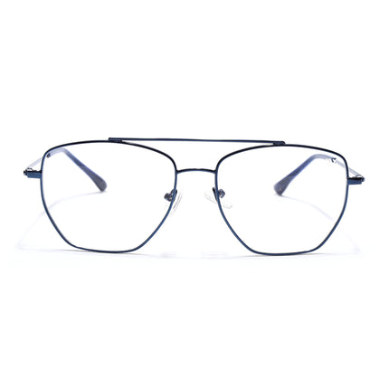 Voyage Metal Master Blue Wayfarer Eyeglasses for Men & Women - MG5018-C5