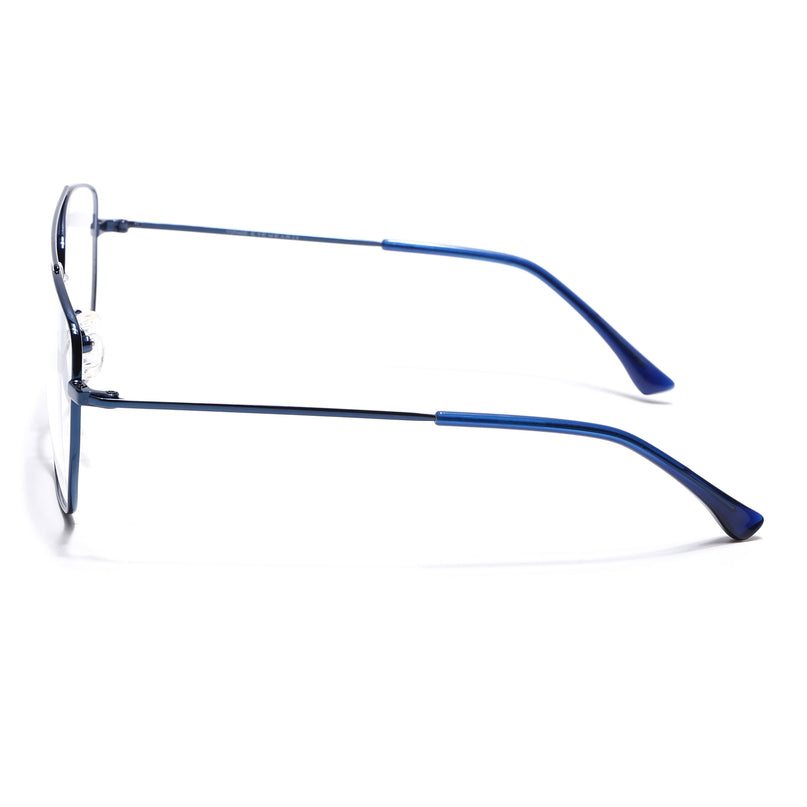 Voyage Metal Master Blue Wayfarer Eyeglasses for Men & Women - MG5018-C5