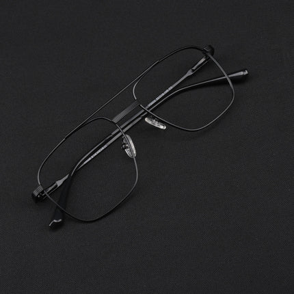 Voyage Metal Master Matt Black Wayfarer Eyeglasses for Men & Women - MG5019-C1