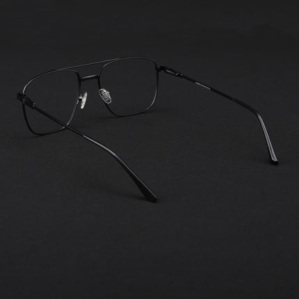 Voyage Metal Master Matt Black Wayfarer Eyeglasses for Men & Women - MG5019-C1