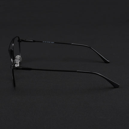 Voyage Metal Master Matt Black Wayfarer Eyeglasses for Men & Women - MG5019-C1
