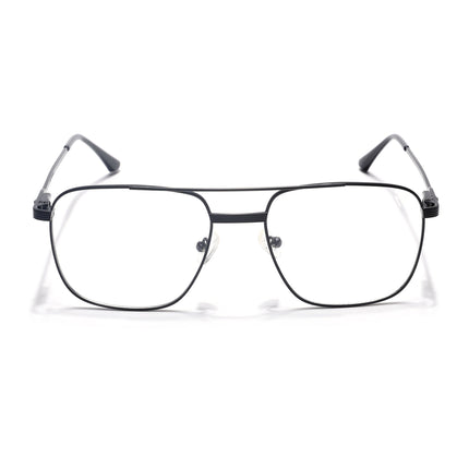 Voyage Metal Master Matt Black Wayfarer Eyeglasses for Men & Women - MG5019-C1