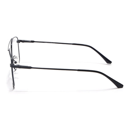 Voyage Metal Master Matt Black Wayfarer Eyeglasses for Men & Women - MG5019-C1