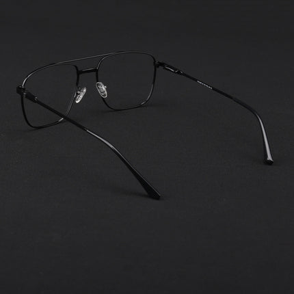 Voyage Metal Master Shine Black Wayfarer Eyeglasses for Men & Women - MG5020-C2