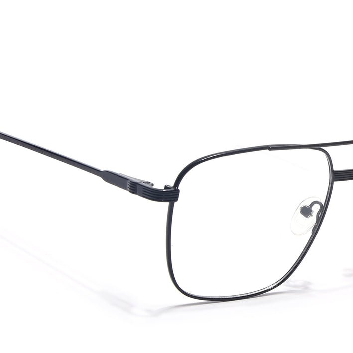 Voyage Metal Master Shine Black Wayfarer Eyeglasses for Men & Women - MG5020-C2