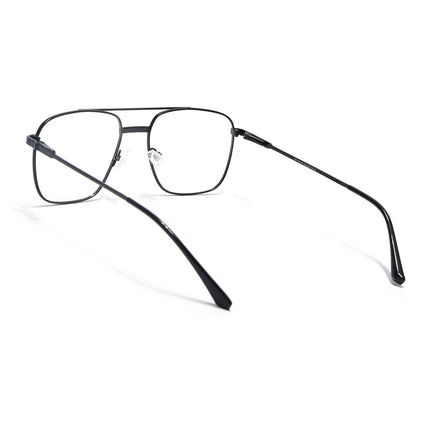 Voyage Metal Master Shine Black Wayfarer Eyeglasses for Men & Women - MG5020-C2