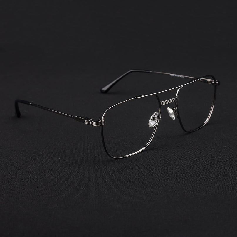 Voyage Metal Master Grey Wayfarer Eyeglasses for Men & Women - MG5022-C4