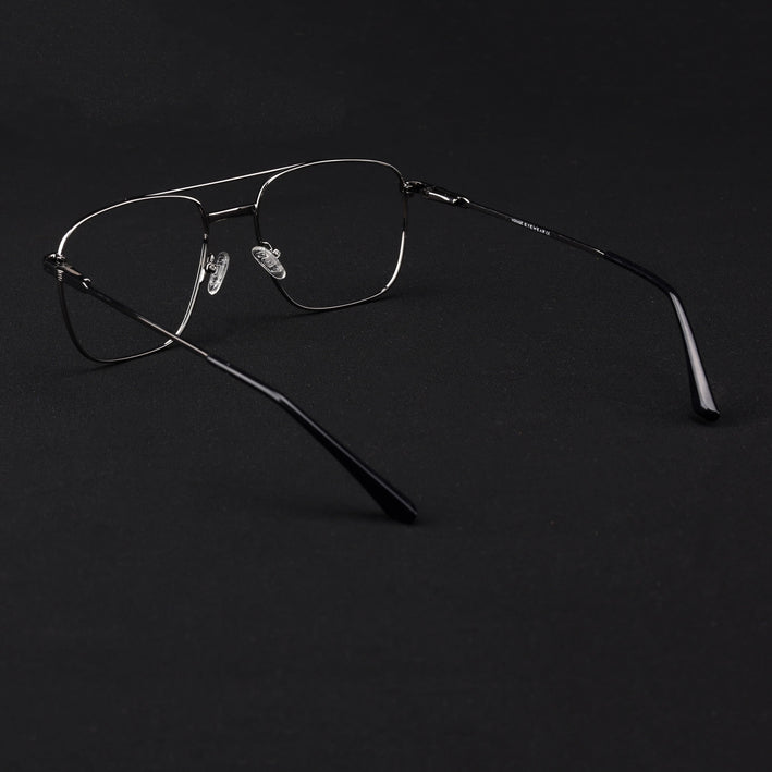 Voyage Metal Master Grey Wayfarer Eyeglasses for Men & Women - MG5022-C4