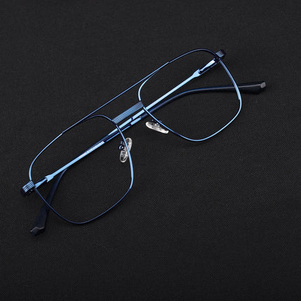 Voyage Metal Master Blue Wayfarer Eyeglasses for Men & Women - MG5023-C5