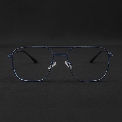 Voyage Metal Master Blue Wayfarer Eyeglasses for Men & Women - MG5023-C5