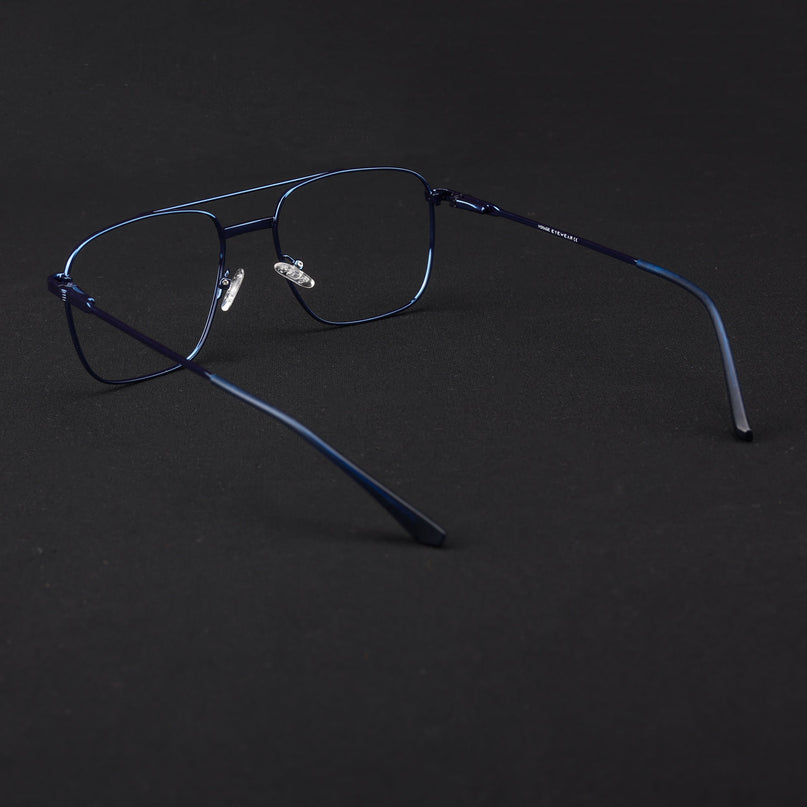 Voyage Metal Master Blue Wayfarer Eyeglasses for Men & Women - MG5023-C5