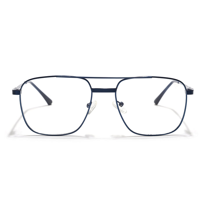 Voyage Metal Master Blue Wayfarer Eyeglasses for Men & Women - MG5023-C5