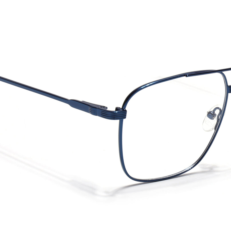 Voyage Metal Master Blue Wayfarer Eyeglasses for Men & Women - MG5023-C5