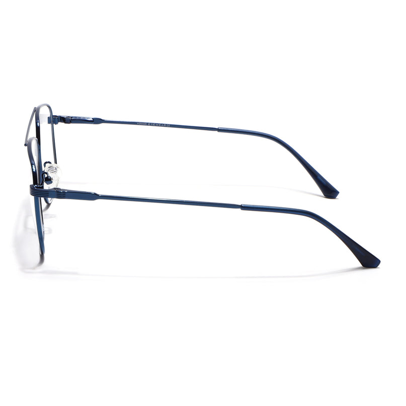 Voyage Metal Master Blue Wayfarer Eyeglasses for Men & Women - MG5023-C5