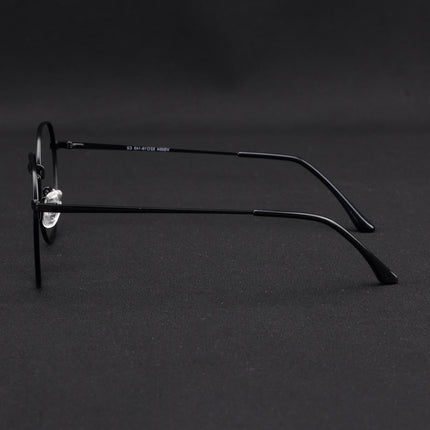 Voyage Metal Master Matt Black Round Eyeglasses for Men & Women - MG5024-C1