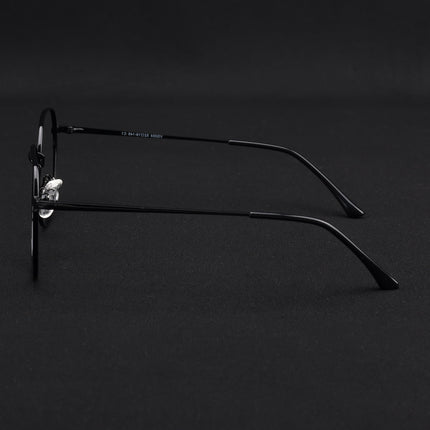 Voyage Metal Master Shine Black Round Eyeglasses for Men & Women - MG5025-C2