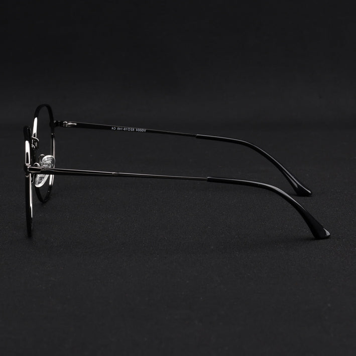 Voyage Metal Master Grey Round Eyeglasses for Men & Women - MG5026-C3