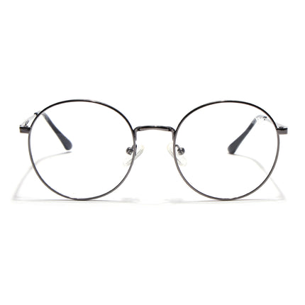 Voyage Metal Master Grey Round Eyeglasses for Men & Women - MG5030-C3