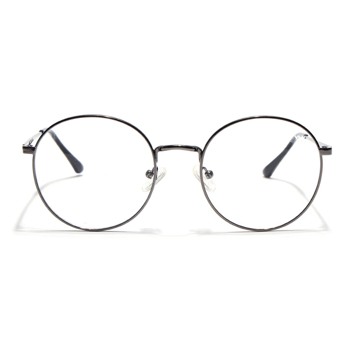 Voyage Metal Master Grey Round Eyeglasses for Men & Women - MG5030-C3