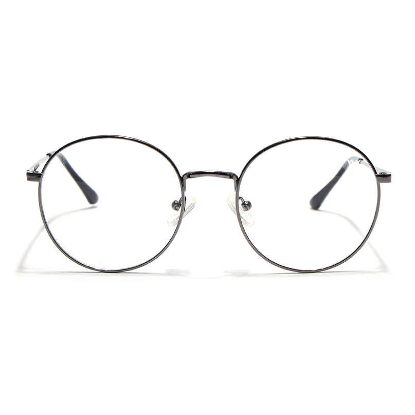 Voyage Metal Master Grey Round Eyeglasses for Men & Women - MG5030-C3