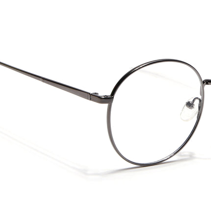 Voyage Metal Master Grey Round Eyeglasses for Men & Women - MG5030-C3