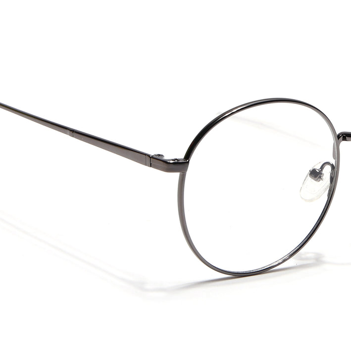 Voyage Metal Master Grey Round Eyeglasses for Men & Women - MG5030-C3