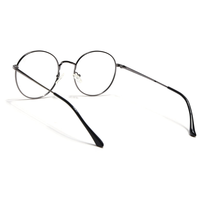 Voyage Metal Master Grey Round Eyeglasses for Men & Women - MG5030-C3