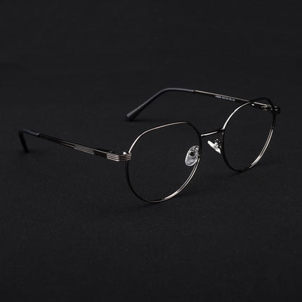 Voyage Metal Master Grey Round Eyeglasses for Men & Women - MG5034-C3