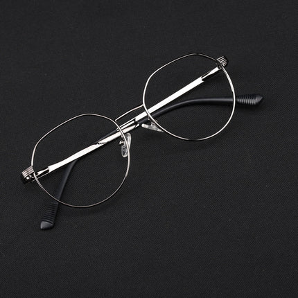 Voyage Metal Master Grey Round Eyeglasses for Men & Women - MG5034-C3