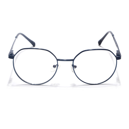 Voyage Metal Master Blue Round Eyeglasses for Men & Women - MG5035-C4