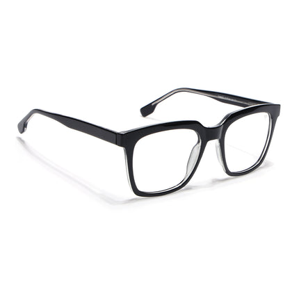 Voyage Shine Black Square Eyeglasses for Men & Women - MG4886-C1