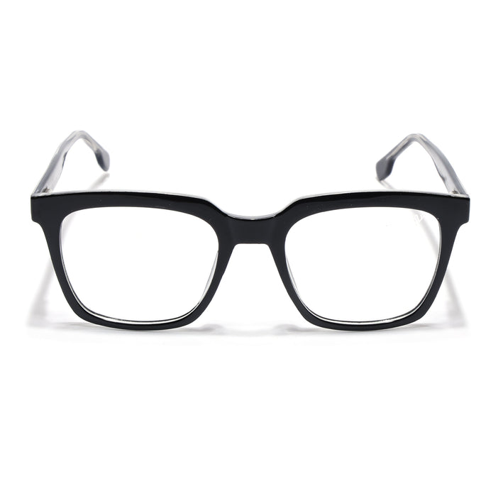 Voyage Shine Black Square Eyeglasses for Men & Women - MG4886-C1
