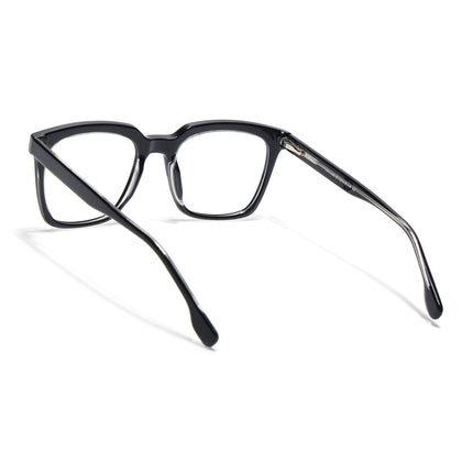 Voyage Shine Black Square Eyeglasses for Men & Women - MG4886-C1