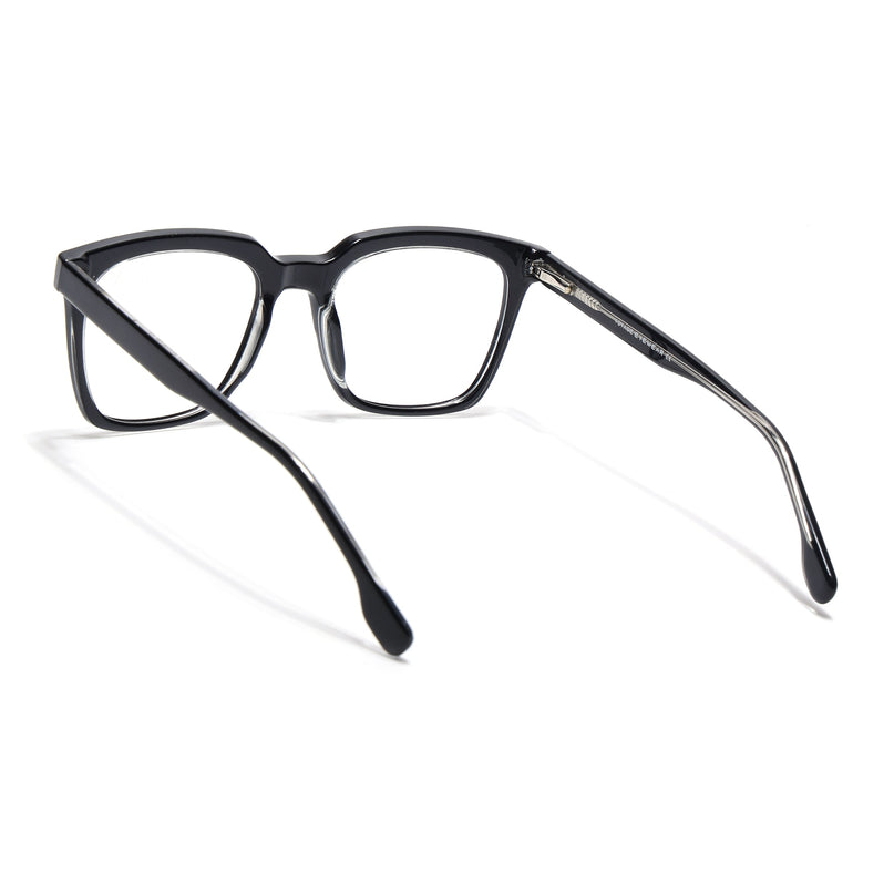 Voyage Shine Black Square Eyeglasses for Men & Women - MG4886-C1