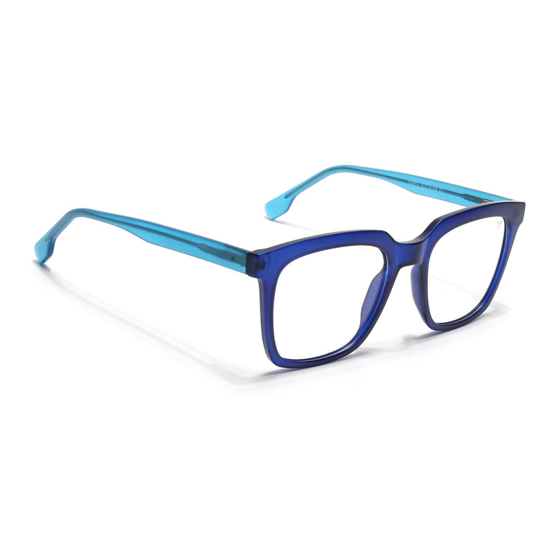 Voyage Navy Blue Square Eyeglasses for Men & Women - MG4890-C5