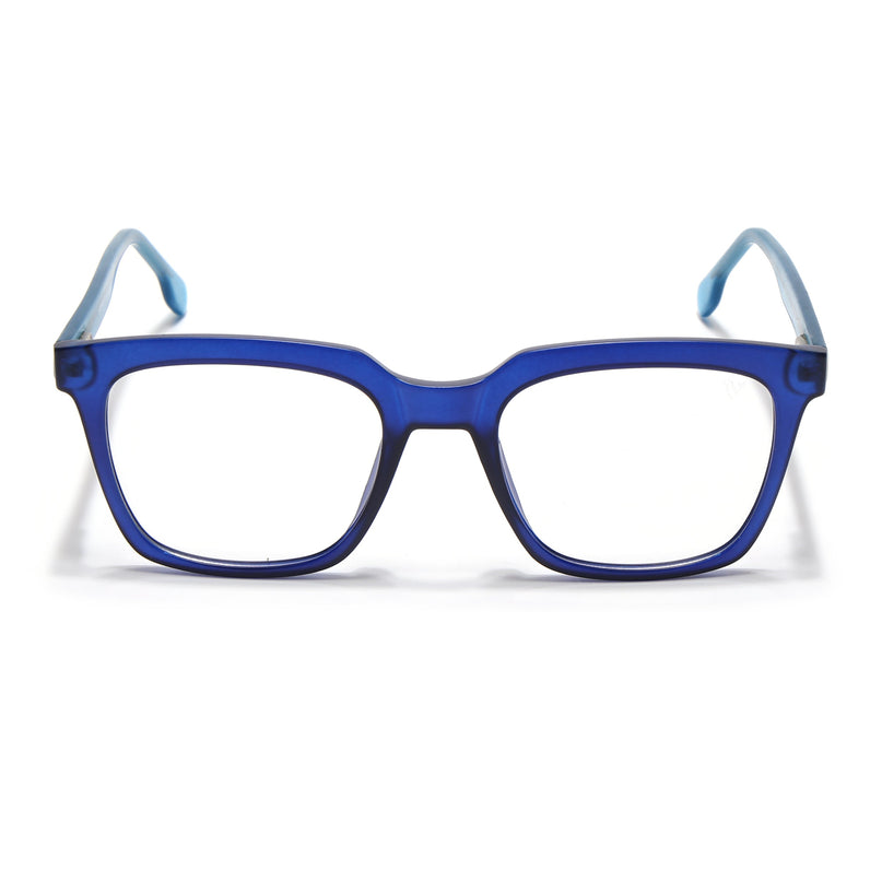 Voyage Navy Blue Square Eyeglasses for Men & Women - MG4890-C5