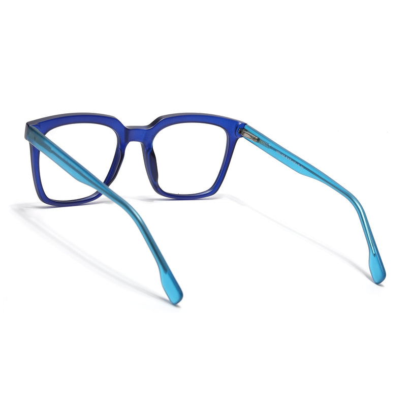 Voyage Navy Blue Square Eyeglasses for Men & Women - MG4890-C5