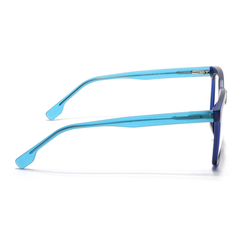 Voyage Navy Blue Square Eyeglasses for Men & Women - MG4890-C5