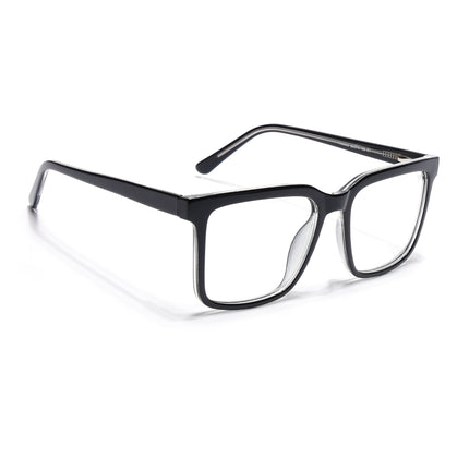 Voyage Shine Black Square Eyeglasses for Men & Women - MG4891-C1