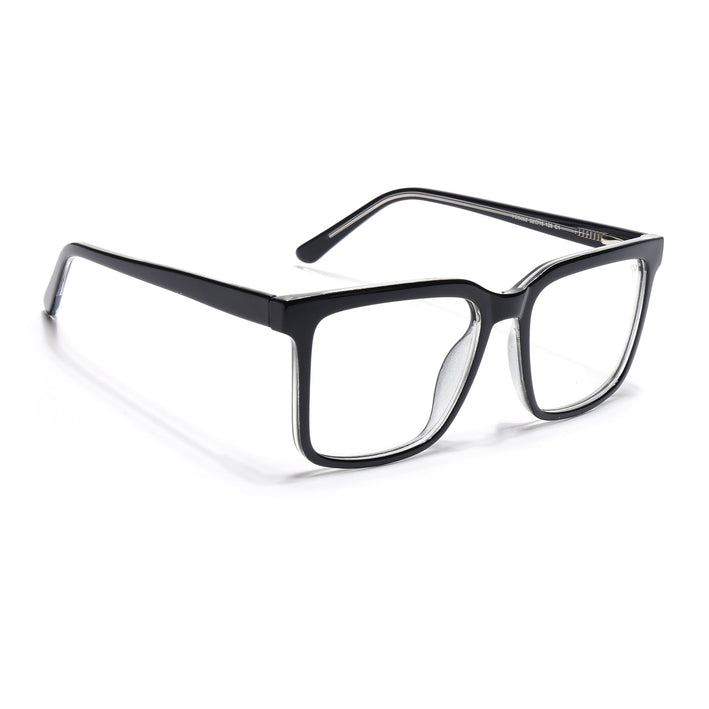 Voyage Shine Black Square Eyeglasses for Men & Women - MG4891-C1