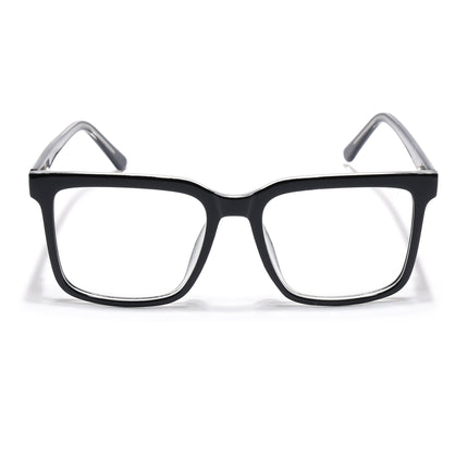 Voyage Shine Black Square Eyeglasses for Men & Women - MG4891-C1