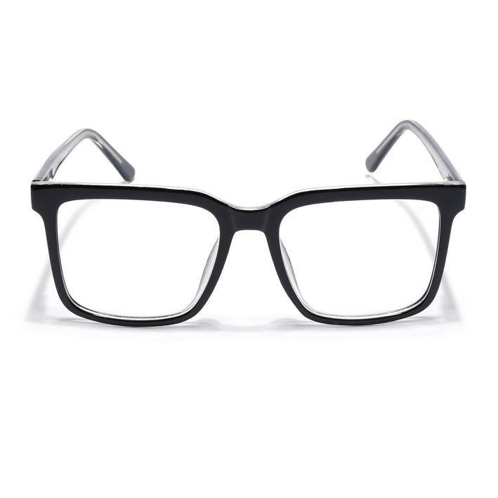 Voyage Shine Black Square Eyeglasses for Men & Women - MG4891-C1