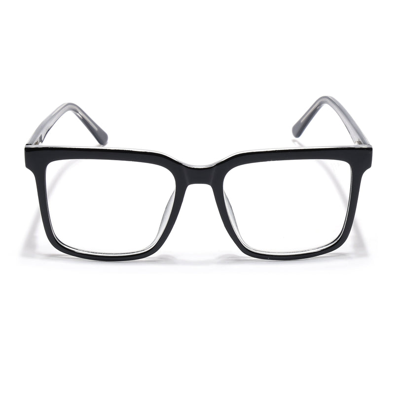 Voyage Shine Black Square Eyeglasses for Men & Women - MG4891-C1