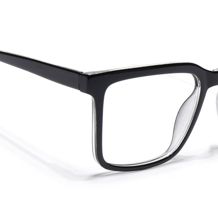 Voyage Shine Black Square Eyeglasses for Men & Women - MG4891-C1