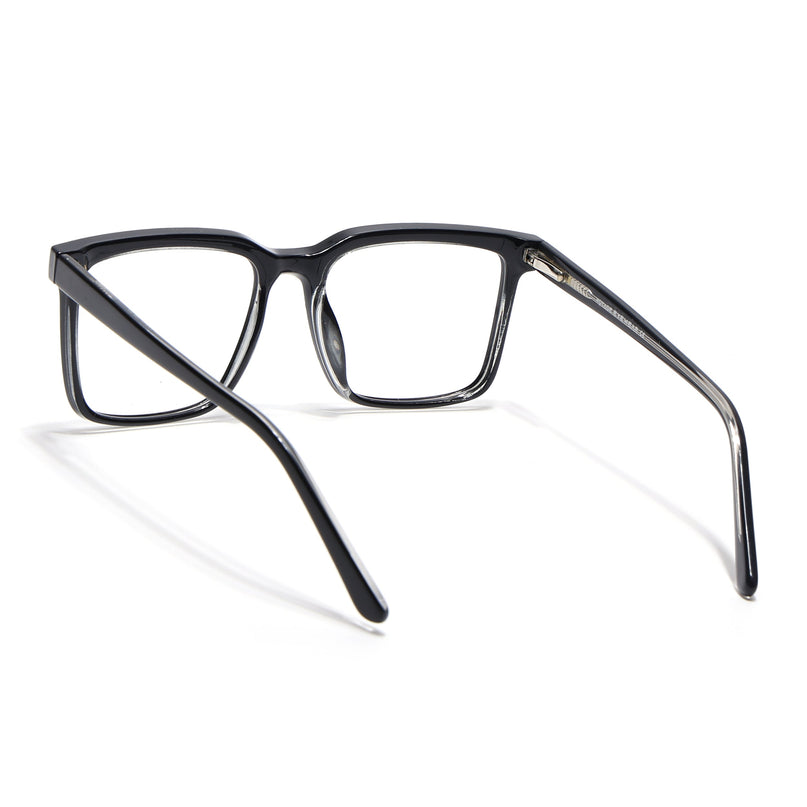 Voyage Shine Black Square Eyeglasses for Men & Women - MG4891-C1